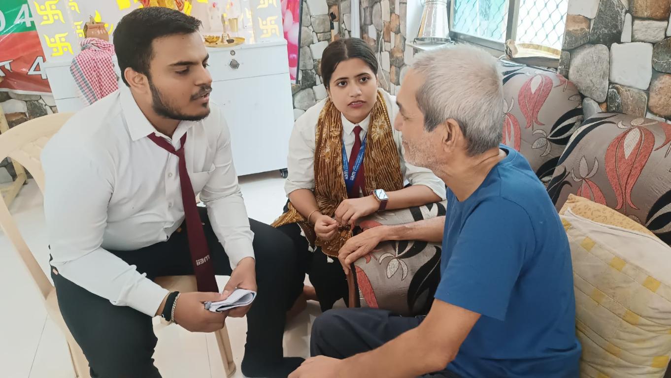 IIBM Patna and CED Patna Organise Heartwarming Event at Aashraya Old Age Home
